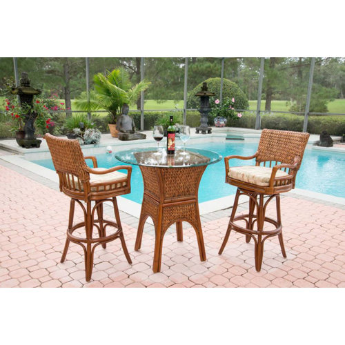 Bay Isle Home Pringle Round Glass Top Dining Table Wayfair 5255